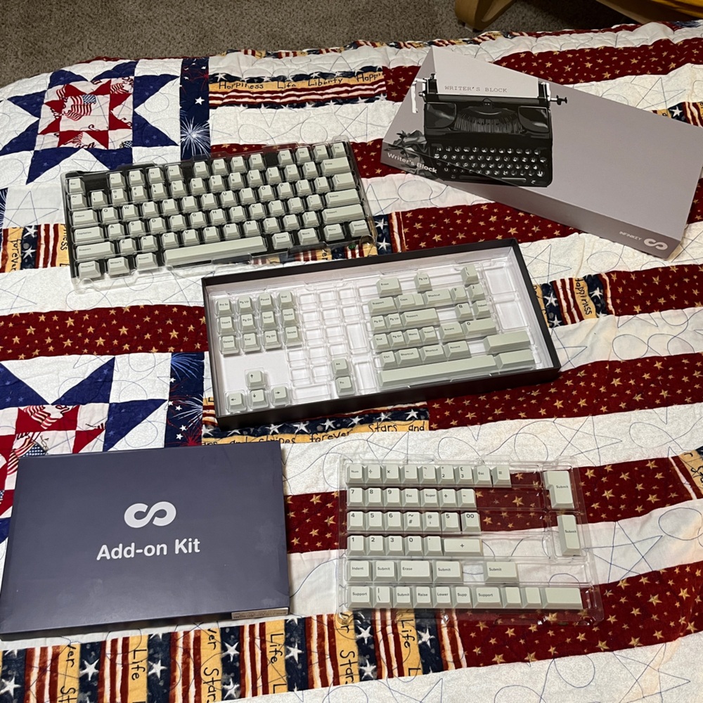 IFK Writer’s Block Cherry Profile PBT Keycaps